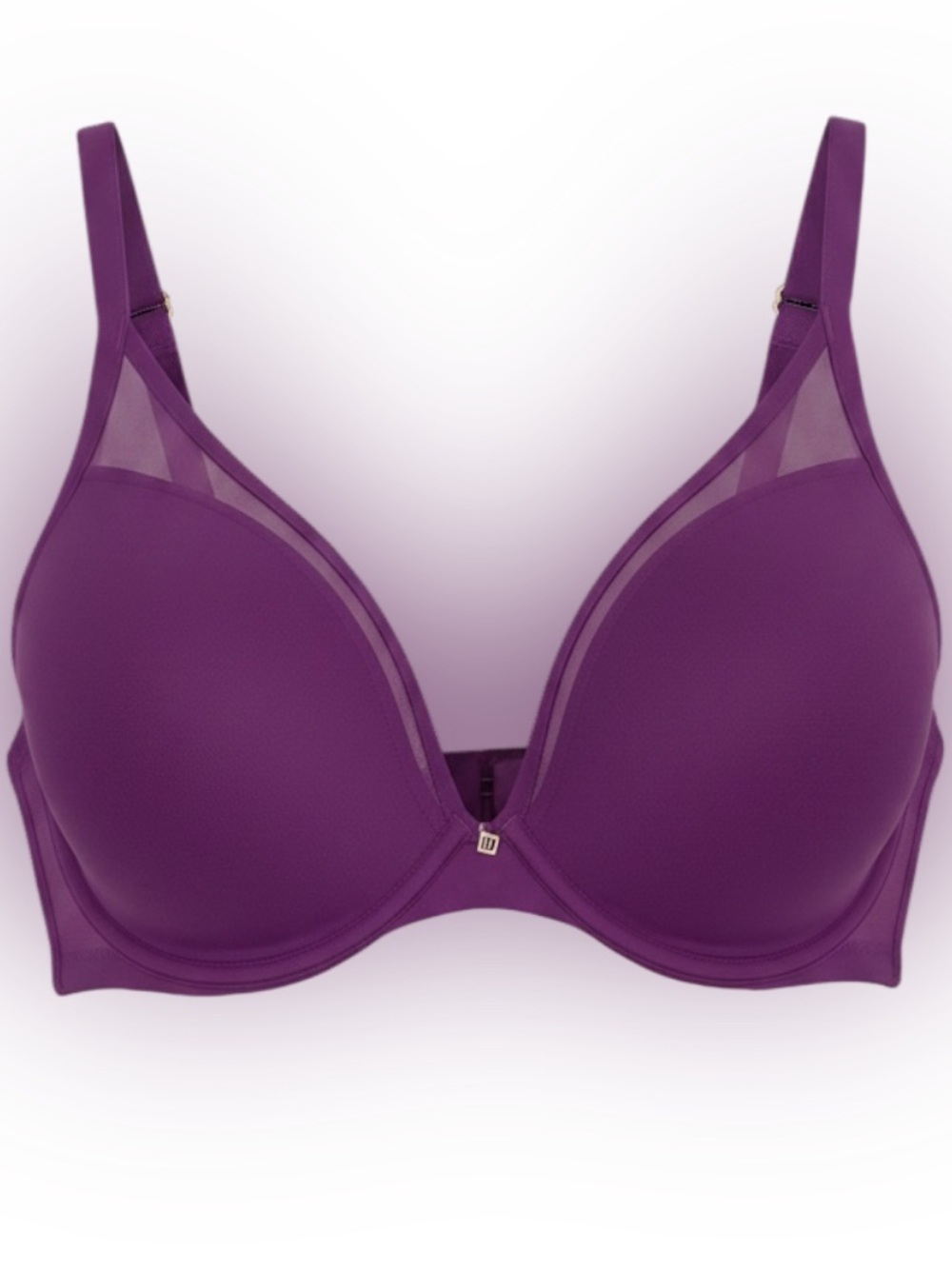 ThirdLove 24/7 Classic Uplift Plunge Bra Amethyst Underwire Smooth Cup Size 36C